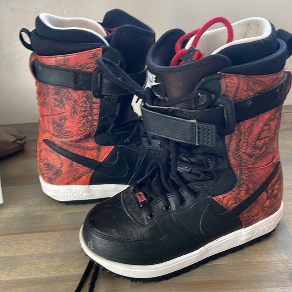 Rare Nike Sbowboard Boots Zoom Force 1 Size 6 - Picture 1 of 8